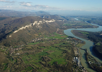 Schéma / photo du site de Saint-Sorlin